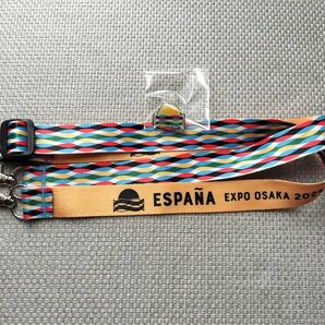 大阪関西万博 スペイン館 ストラップ ピンバッジ セット スペイン スペインパビリオン EXPO2025 ネックストラップ