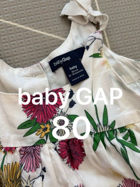 ベビーギャップ 女の子ワンピースチュニック80サイズ babyGAP baby GAP