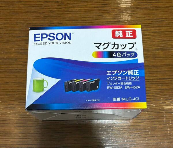 EPSON エプソン 純正 インクカートリッジ4色パック マグカップ MUG-4CL