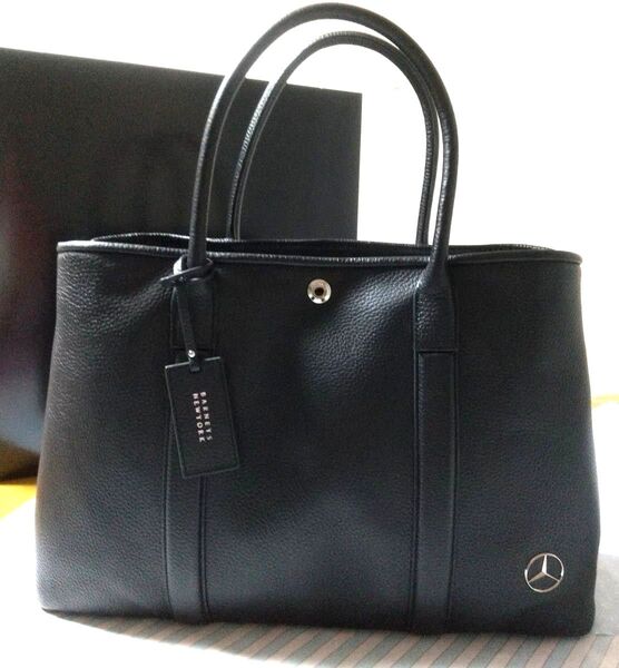 ☆Mercedes Benz『BARNEYS NEWYORK トートバッグ(ブラック)』*レザー《非売品》(未使用)ベンツ