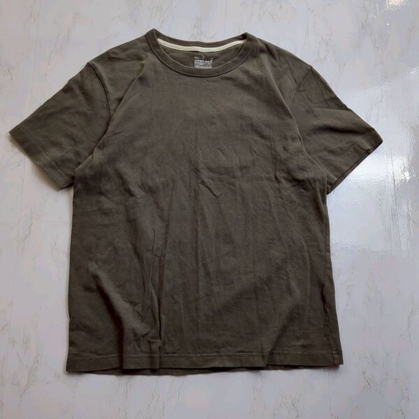 無印良品 綿100% Tシャツ L グレー系