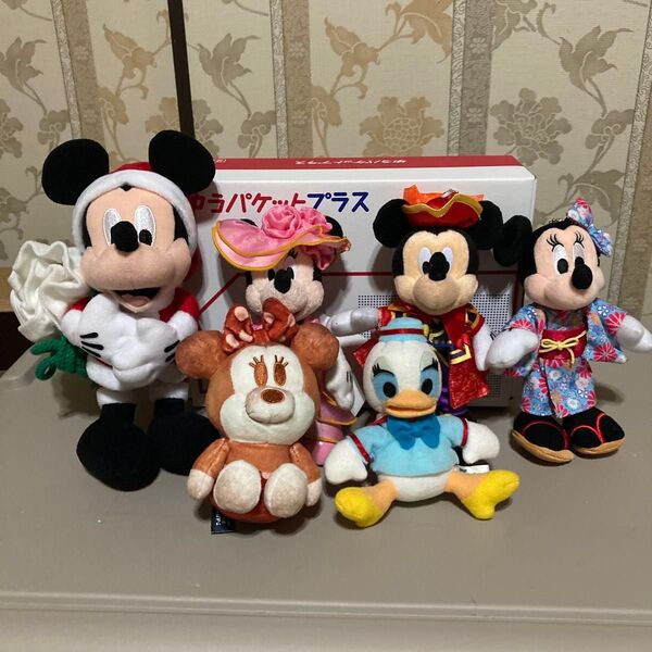 ディズニー ぬいぐるみ ぬいぐるみバッジ キーチェーン マスコットなどまとめて ミッキーマウス ミニーマウス ディズニーランド