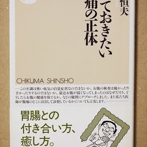 『知っておきたい腹痛の正体』 急増するストレス性の下痢や胃痛、慢性便秘、難治性疾患 痛みの見分け方 治療 予防法 解説 松生恒夫