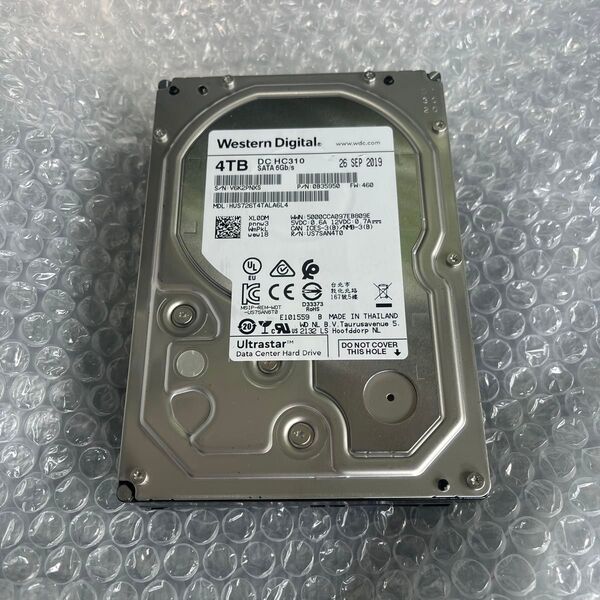 Western Digital 3.5インチ HDD 4TB