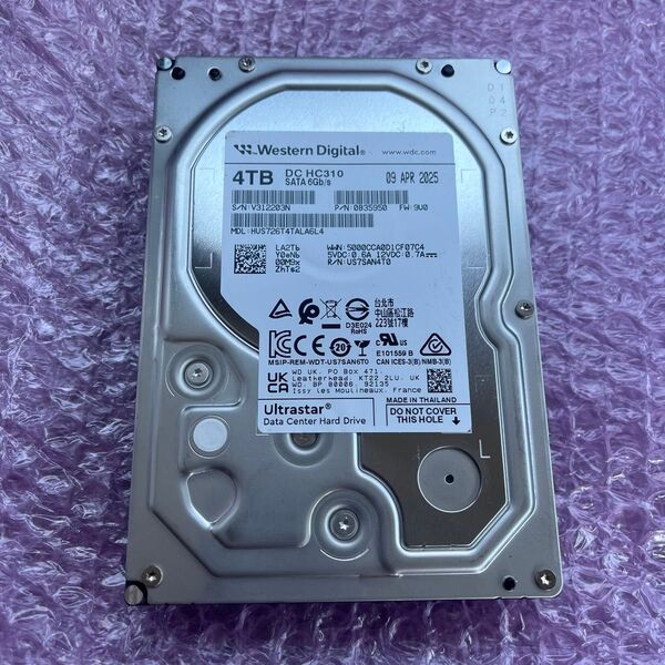 Western Digital 3.5インチ HDD 4TB