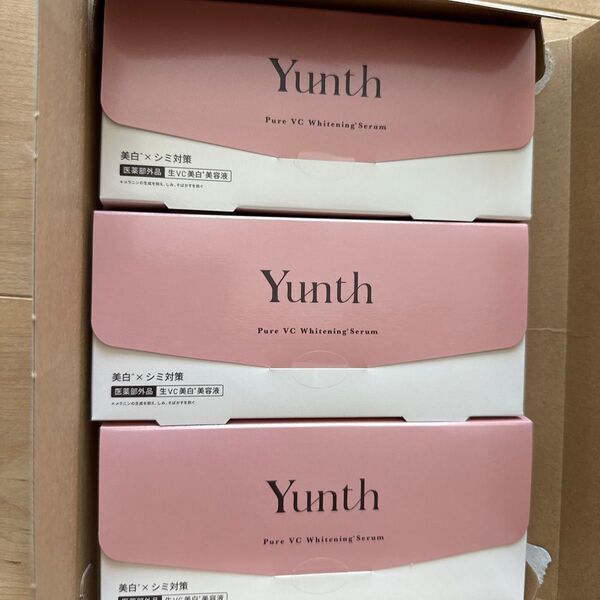 Yunth 新品未開封 3箱 Yunth ユンス 化粧品 スキンケア