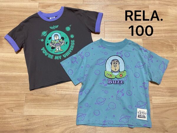 RELA. Disney バズライトイヤー 半袖Tシャツ