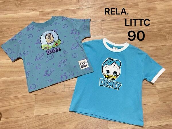 LITTC RELA. Disney 半袖Tシャツ