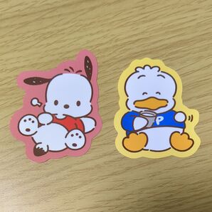 スシロー×はぴだんぶい はぴなついぇい ピック ポチャッコ あひるのペックル