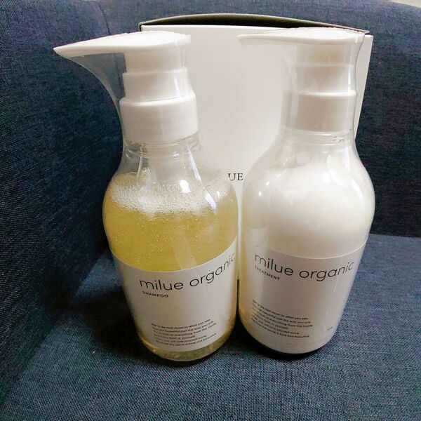 ミルエ オーガニック シャンプー 美容室専売品 アミノ酸シャンプー シャンプートリートメントセット各500ml (セット)