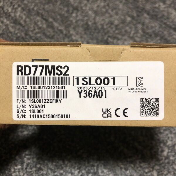 【未使用品】三菱電機 RD77MS2 MELSEC iQ-Rシリーズ シンプルモーションユニット 2023年製