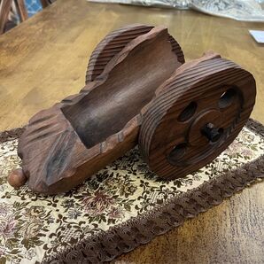 木製ワインホルダー 大砲型 ディスプレイ 装飾品 インテリア
