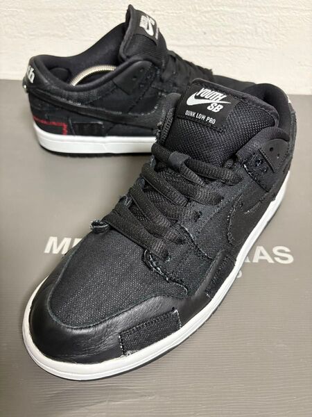 ナイキ NIKE SB DUNK LOW PRO QS 4 ウエステッド ユース コラボ 26.5cm ブラック