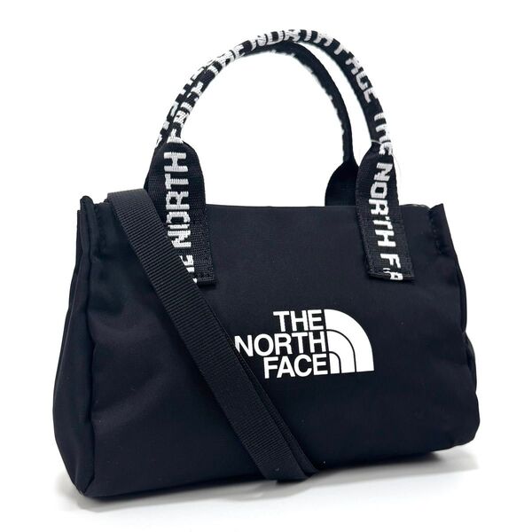 ノースフェイス 2way ハンドバッグ ショルダーバッグ ミニバッグ 斜め掛け鞄 ブラック 黒 ナイロン NORTH FACE
