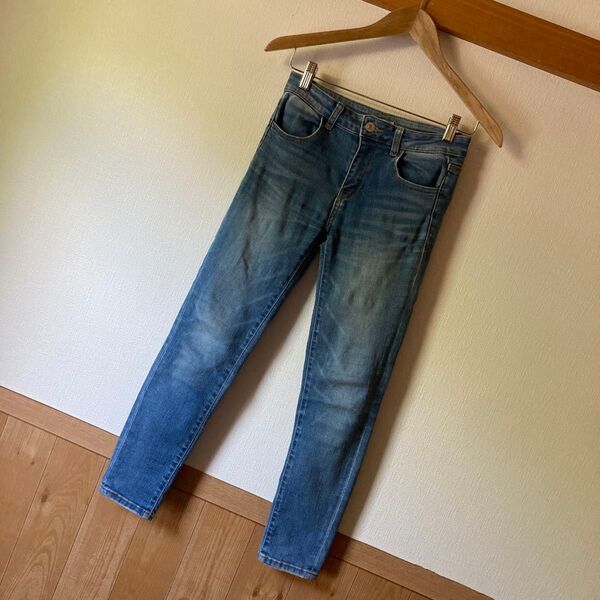 COHINA スキニー デニム パンツ ジーンズ デニム デニムパンツ ストレッチ 小柄 低身長