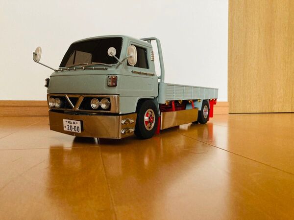 wpl D12 4WD改 ムネトラ製vキャンター ロング 技適マーク付正規品 ダブルタイヤ LED点灯