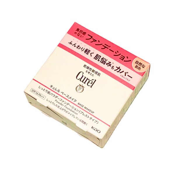 Curel キュレル ベースメイク しっとり肌パウダーファンデーション 自然な肌色 8g×1個 新品