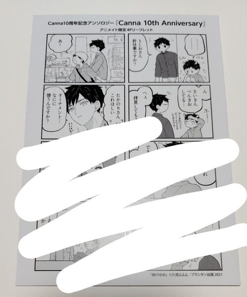 Canna 10th Anniversary アニメイト 予約限定 特典 4Pリーフレット