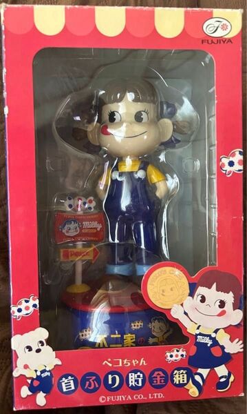 【非売品】首振りペコちゃん 貯金箱 不二家