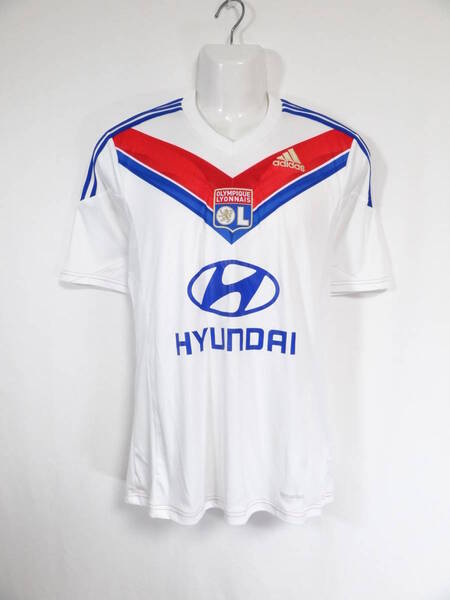 リヨン 13/14 ホーム ユニフォーム O アディダス ADIDAS フランス LYON サッカー シャツ