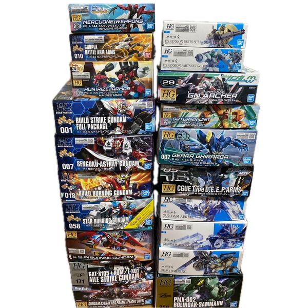 HG ガンプラ まとめ売り 積みプラ 未組立 バンダイ 20個セット