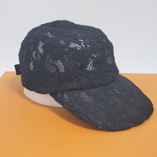 キャップ KIJIMA TAKAYUKI 帽子 レースキャップ 黒 BLACK 未使用