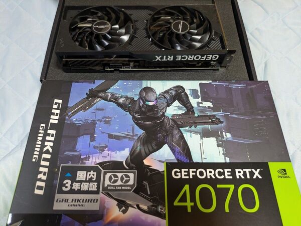 玄人志向GALAKURO GG-RTX4070-E12GB/DF