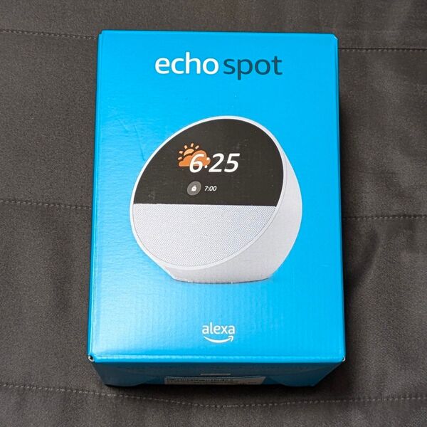 Amazon Echo & AlexaストアにアクセスEcho Spot スマートアラームクロック グレーシャーホワイト
