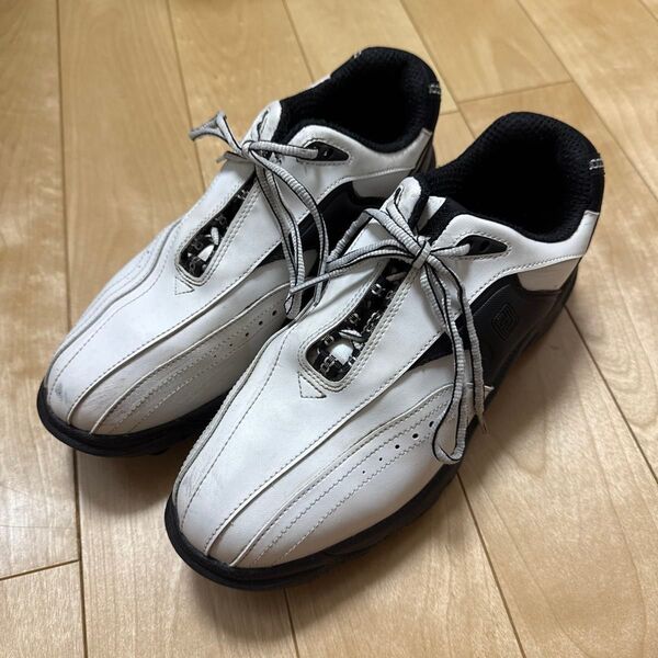 FJ FOOTJOY フットジョイ 27cm ゴルフスパイク シューズ 白