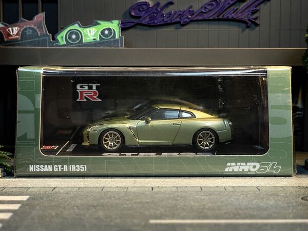 イノモデル 1/64 日産 GT-R R35 ミレニアムジェイド 絶版