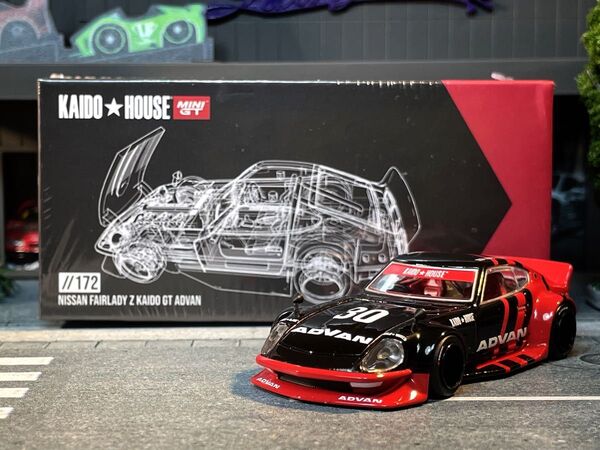 街道ハウス 1/64 日産 フェアレディ Z 街道 GT アドバン MINI GT