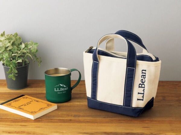 24時間以内に発送/【雑誌付録】L.L.Bean エル・エル・ビーン ボート・アンド・トートポーチ InRed ミニトートバッグ