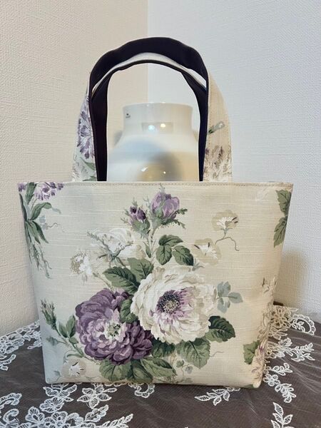 ハンドメイド ローラアシュレイ セシリア トートバッグ