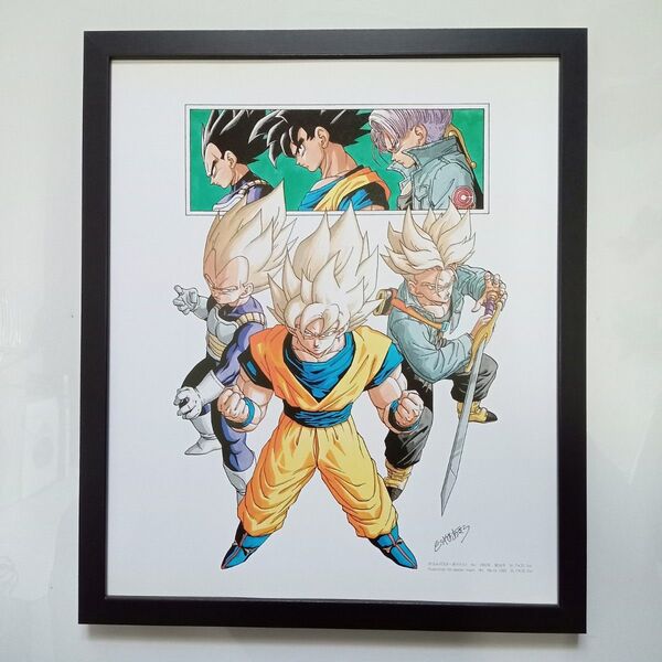 ドラゴンボール 扉絵 イラスト ポスター 額付き No.183 ③