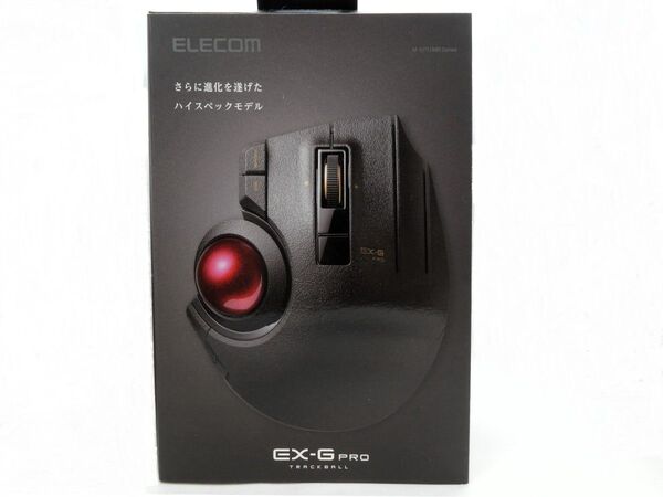 エレコム EX-G PRO トラックボールマウス 親指/ 8ボタン/ 有線/ 無線 中古美品
