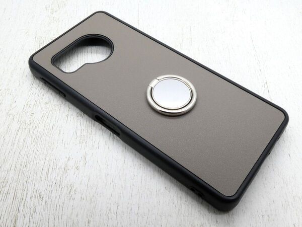 LOOF RING-SHELL AQUOS sense8 SH-54D/SHG11/SH-M26用スマホケース リング付き