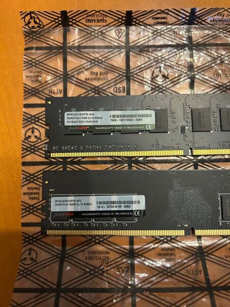メモリー DDR4 4GB 2枚 panram