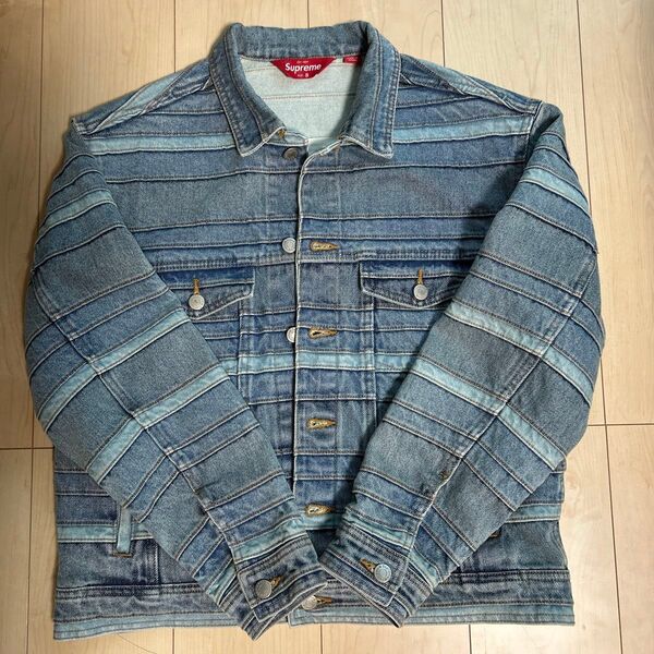 supreme Layered Denim trucker jacket セットアップ ジャケット/サイズS パンツ/サイズ30