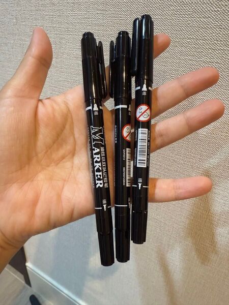 【3本セット】 油性ペン 名前ペン 油性 マイネーム ツイン 文房具