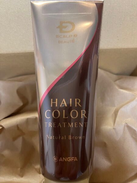 アンファー スカルプD BEAUTE ヘアカラートリートメント ナチュラルブラウン 新品未使用シャンプーセット