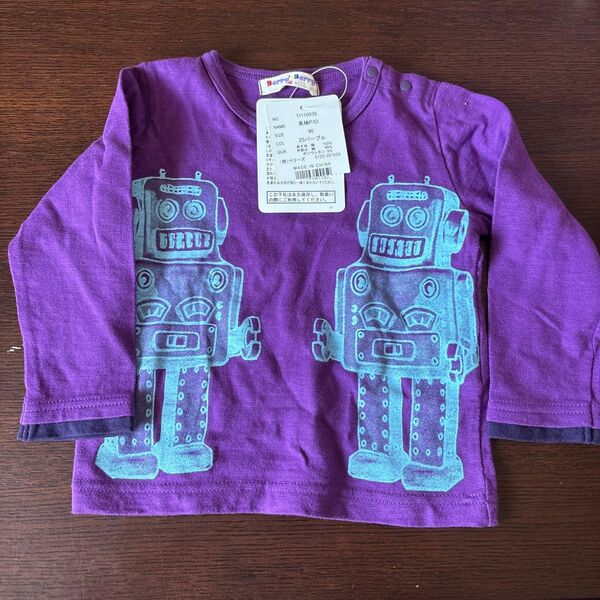 新品 90 ベリーズベリー 長袖Tシャツ 紫