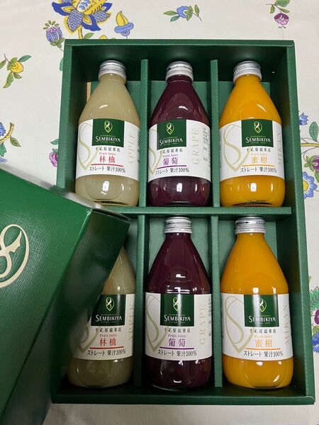 千疋屋総本店 ストレートジュース詰合せ6本入り