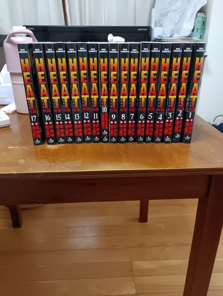 HEAT 全17巻セット 全巻セット コミック 小学館 武論尊 / 史村翔 / 池上遼一 BK10