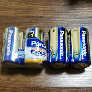 Panasonic EVOLTA 単1形乾電池 2本セット+2本