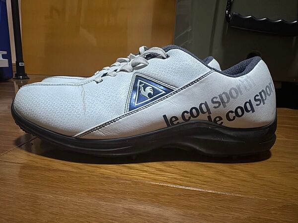【ルコック】ゴルフシューズ 27cm|使用10回以下・補修あり・状態良好
