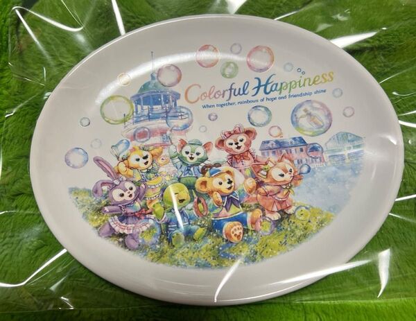 ディズニーシー ダッフィー &フレンズ カラフルハピネス 20周年 スーベニアプレート