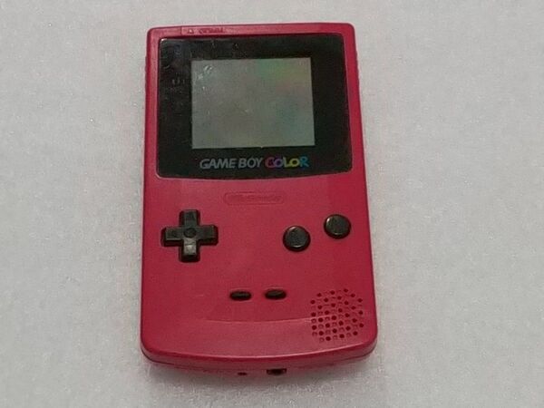 ゲームボーイカラー 本体 レッド レトロゲーム 動作確認済み