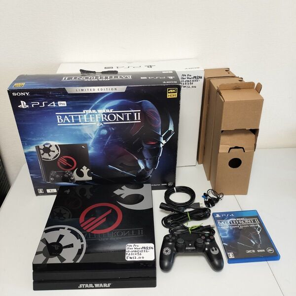 送料無料 動作品 PlayStation 4 Pro Star Wars Battlefront II 限定版 スター・ウォーズ