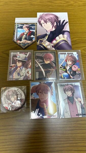 アイドリッシュセブン アイナナ ポストカード 缶バッジ カード 御堂虎於 まとめ売り