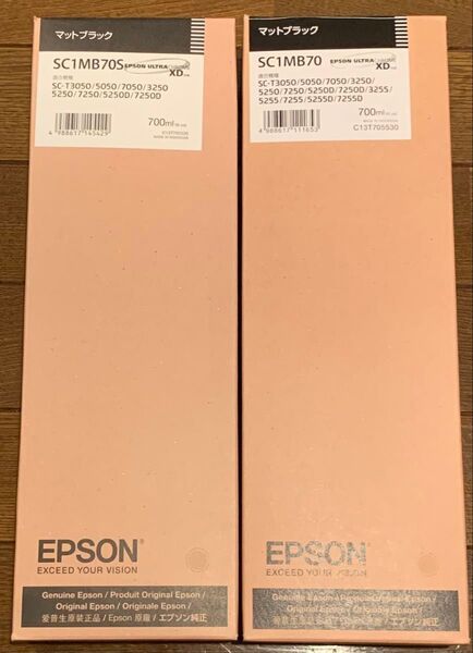 【純正】新品 EPSON SC1MB70 マットブラック 700ml 1本 エプソン インクカートリッジ SC1MB70S